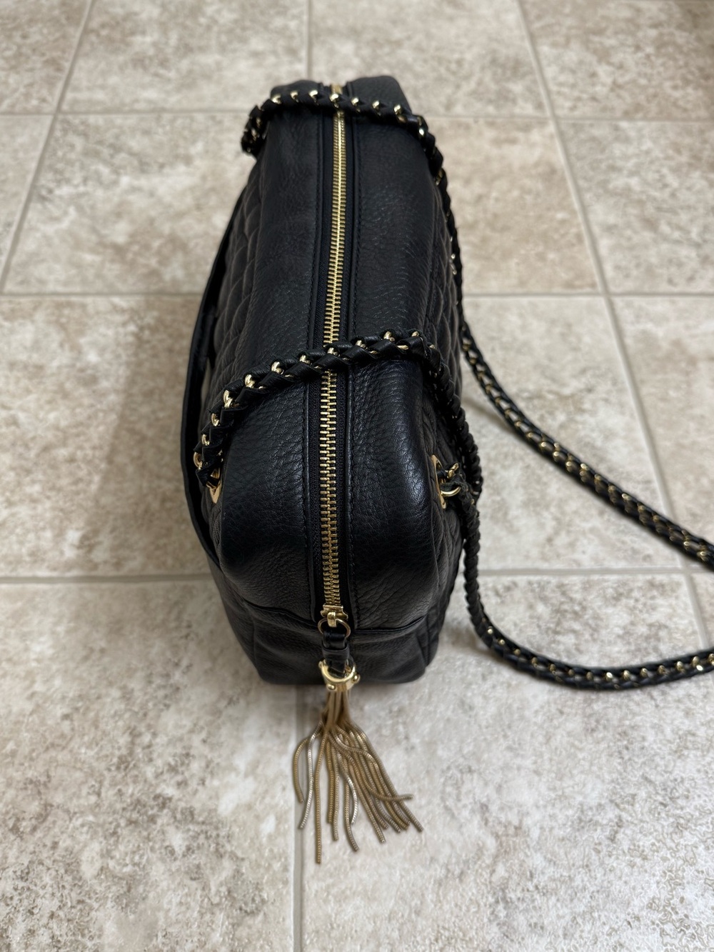 Aimee Kestenberg black leather shoulder bag - Picture 3 of 16